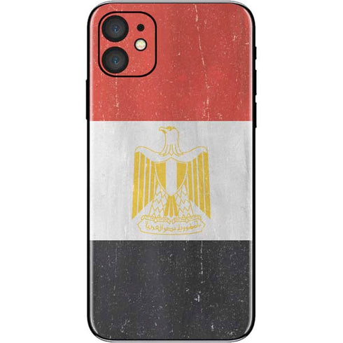 Egyptian Flag Distressed iPhone 11 Skin
